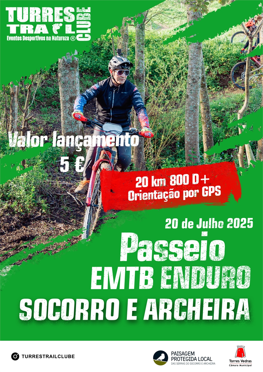 Passeio Enduro E-MTB Socorro e Archeira  - Eventos - TurresEvents