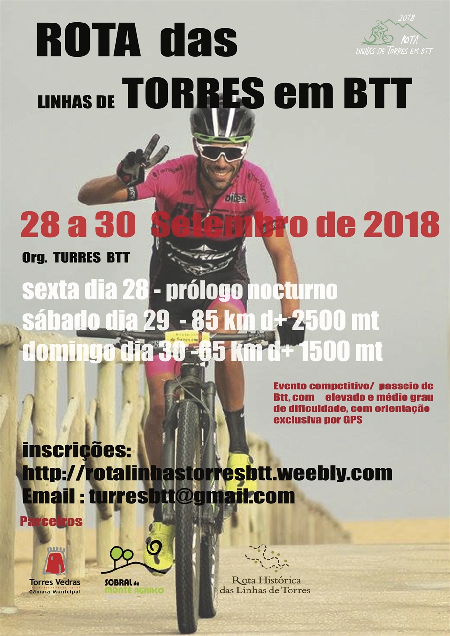 Rota das Linhas de Torres em BTT 2018 - Eventos - TurresEvents