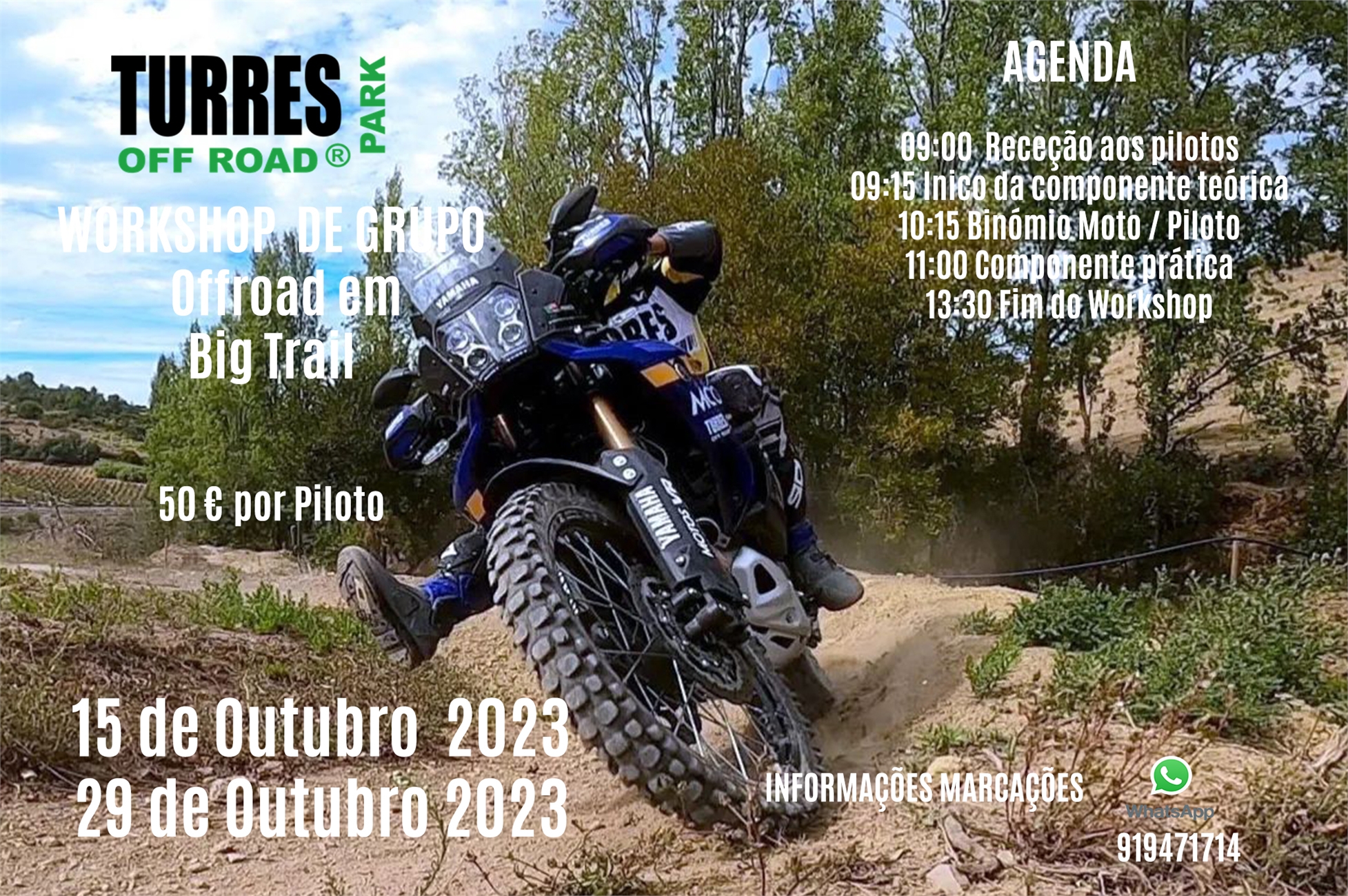 WorkShop pilotagem OffRoad para Big Trail  - Eventos - TurresEvents