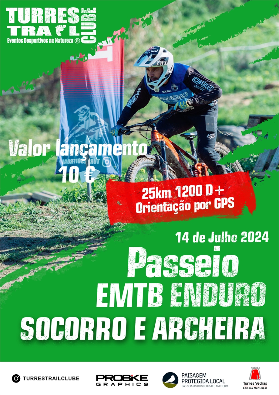 Passeio Enduro EMTB Socorro e Archeira 2024 - Eventos - TurresEvents